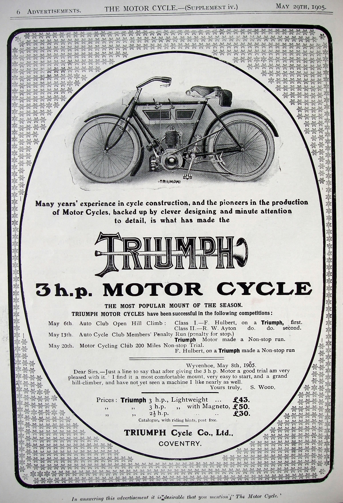 1905 Triumph